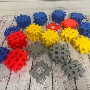 68 Little Tikes 4" Colorful Waffle Building Blocks for Kids